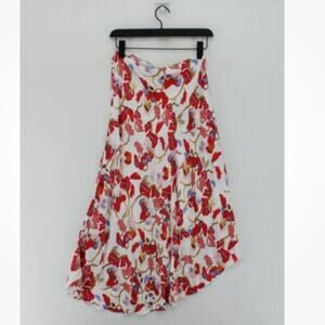 & Other Stories Floral Midi Skirt SZ 6  NWT Summer Boho Chic Carrewear Occasion